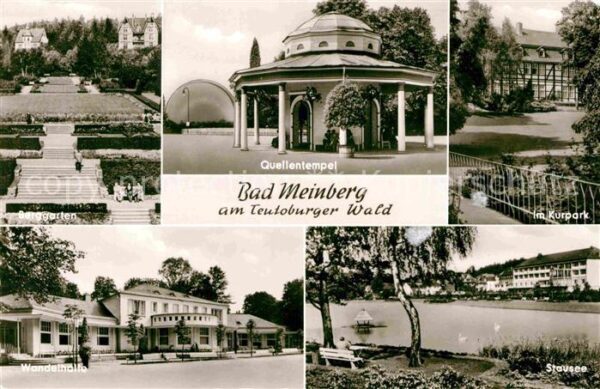 Bad Meinberg Quellentempel Burggarten Wandelhalle St
