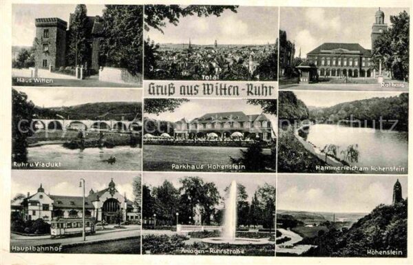 Witten Ruhr Haus Witten Ruhr Viadukt Hauptbahnhof H