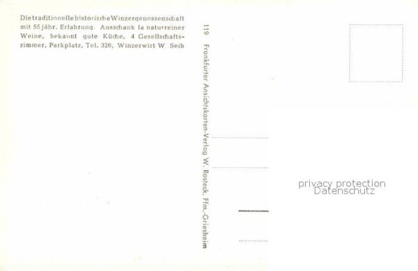 Heppenheim Bergstrasse Kurmainzer Amtshof Gesamtansicht Winzer – Bild 2