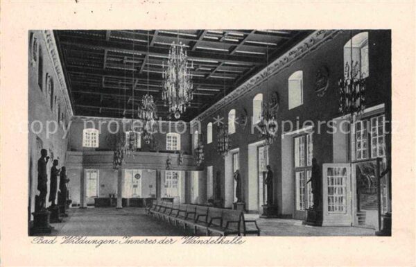 Bad Wildungen Inneres der Wandelhalle