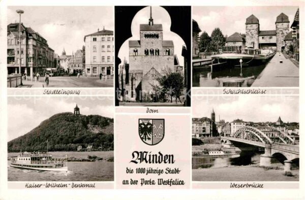 Minden Westfalen Stadteingang Kaiser Wilhelm Denkmal Wes