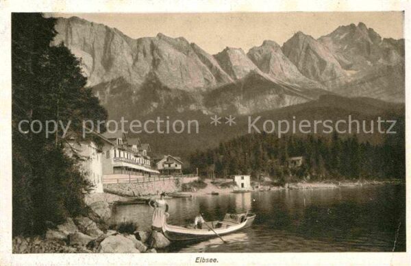 Eibsee Ruderboot