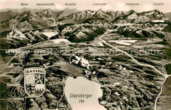 Starnbergersee Landkarten