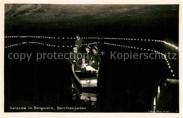 Berchtesgaden Salzsee im Bergwerk