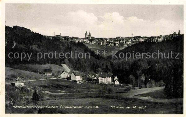 Freudenstadt Blick aus dem Murgtal