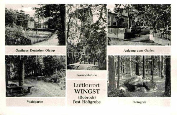 Wingst Gasthaus Deutscher Olymp Waldpartie Ste