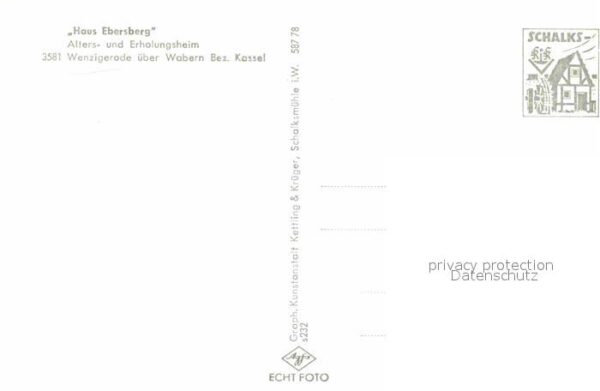 Wenzigerode Alters- Erholungsheim – Bild 2
