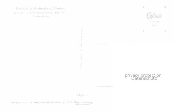 St Andreasberg Harz Fliegeraufnahme Andreasheim – Bild 2