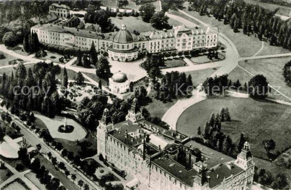 Bad Wildungen Fliegeraufnahme Badehotel Fürstenhof