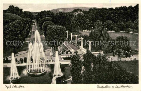 Bad Salzuflen Hauptallee Leuchtfontäne