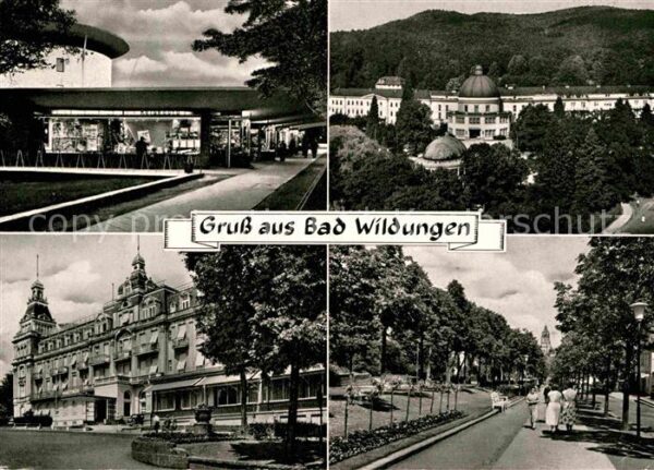 Bad Wildungen Ladenstrasse Badehotel Fürstenhof Brunn