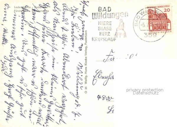 Bad Wildungen Ladenstrasse Badehotel Fürstenhof Brunn – Bild 2