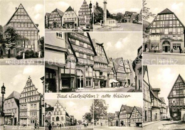 Bad Salzuflen Renaissance Schloss Rathaus Apotheke Sa