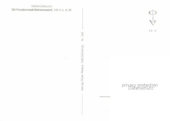 Freudenstadt Panorama Mahnmal Hochstrasse Rathaus Ma – Bild 2