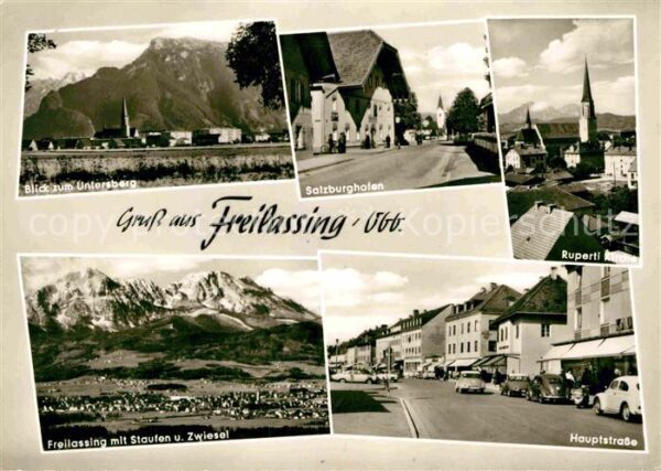 Freilassing Ruperti Kirche Untersberg Panorama Haup