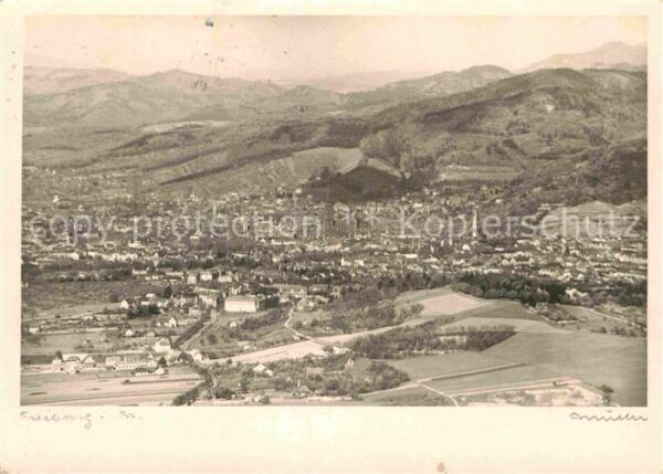 Freiburg Breisgau Blick vom Schauinsland