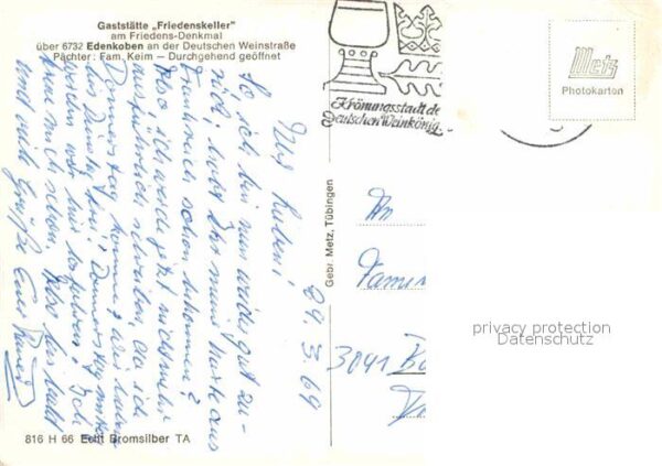 Edenkoben Gaststätte Friedensleller – Bild 2