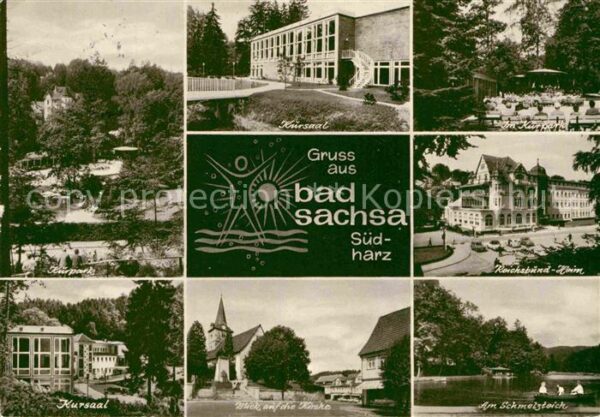 Bad Sachsa Harz Reichsbund Heim Kurpark Kursaal Kirche