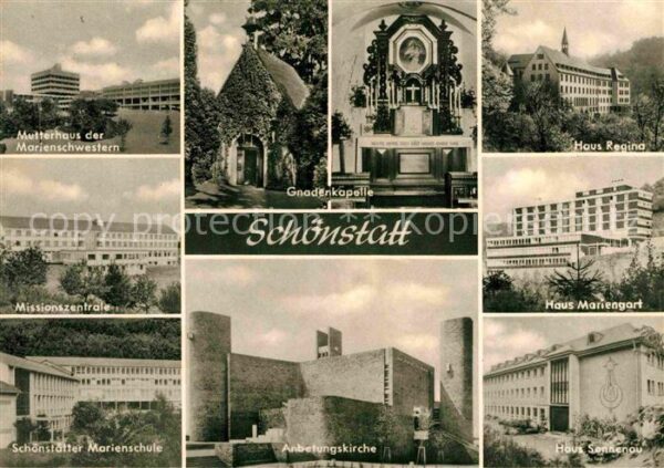 Schoenstatt Vallendar Gnadenkapelle Missionszentrale Haus Mar