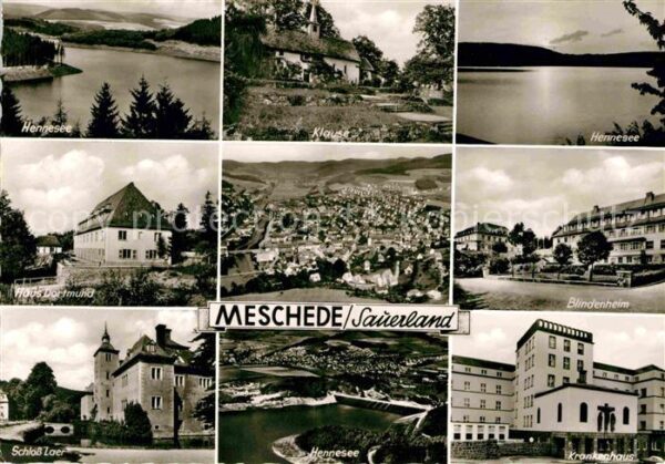 Meschede Blindenheim Klause Schloss Laer