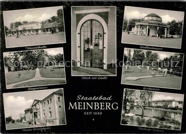 Meinberg Bad Quellentempel Golfplatz Wandelhalle