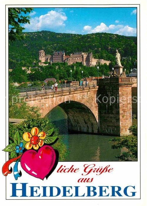 Heidelberg Neckar Brücke Schloss