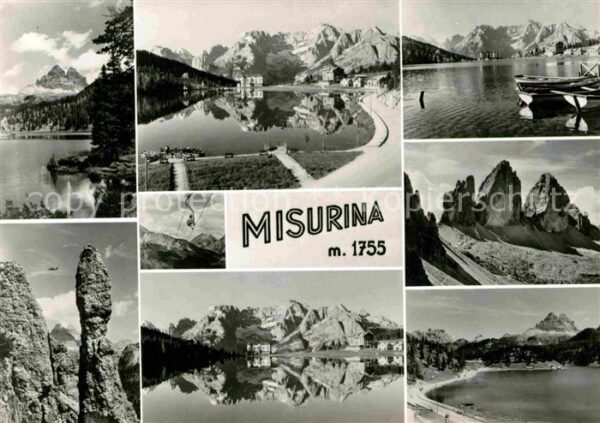 Misurinasee Teilansichten
