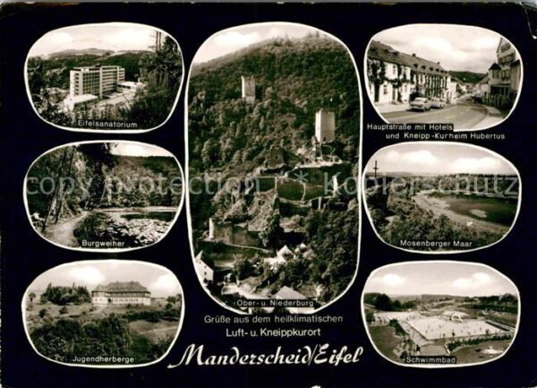 Manderscheid Eifel Mosenberger Maar Hauptstrasse Eifelsana