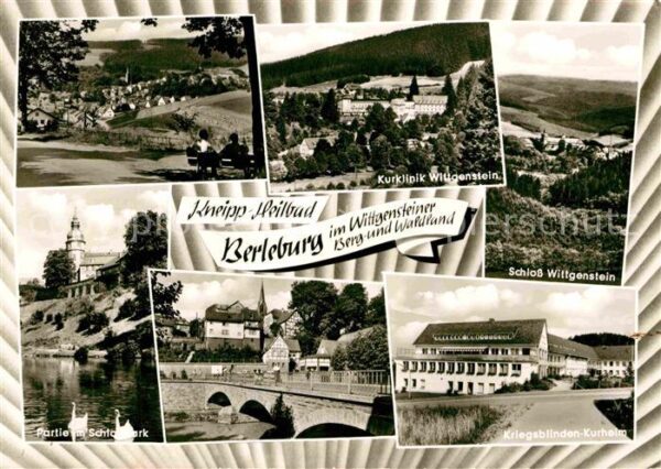 Berleburg Bad Schloss Wittgenstein Kriegsblinden-Kurh