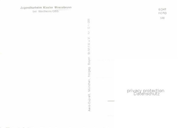 Weilheim Oberbayern Jugendkurheim Kloster Wessobrunn Fliege – Bild 2