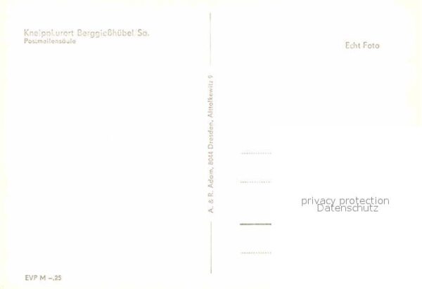 Berggiesshuebel Postmeilensäule – Bild 2