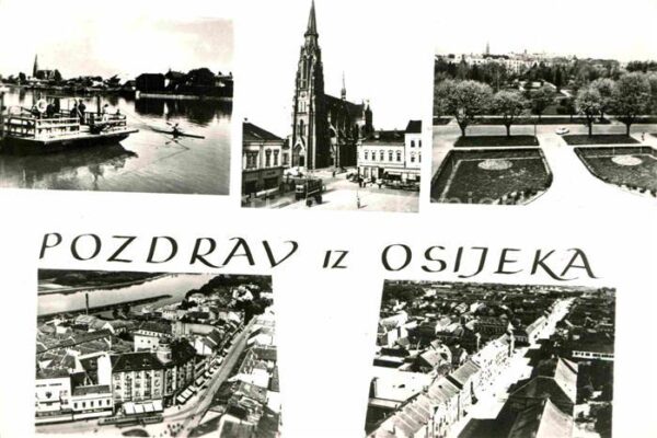 Osijek Croatia Teilansichten