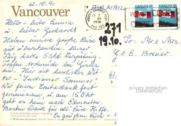 Vancouver British Columbia Brücke – Bild 2