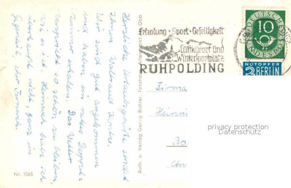 Ruhpolding Kurhaus gegen Hochfelln – Bild 2