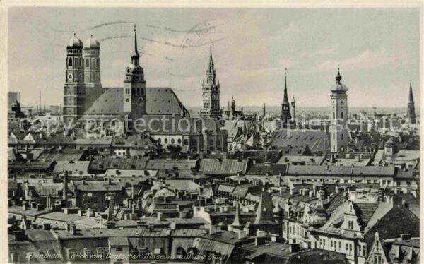 Muenchen Blick vom Deutschen Museum