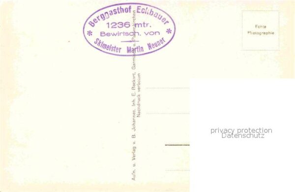 Eckbauer Alm Berggasthof  Skimeister Martin Neuner – Bild 2