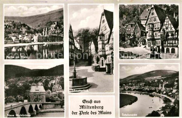 Miltenberg Main Mainpartie Mainbrücke Schnatterloch