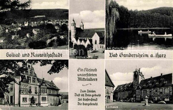 Bad Gandersheim Stiftskirche Abtei Elisabeth Brunnen