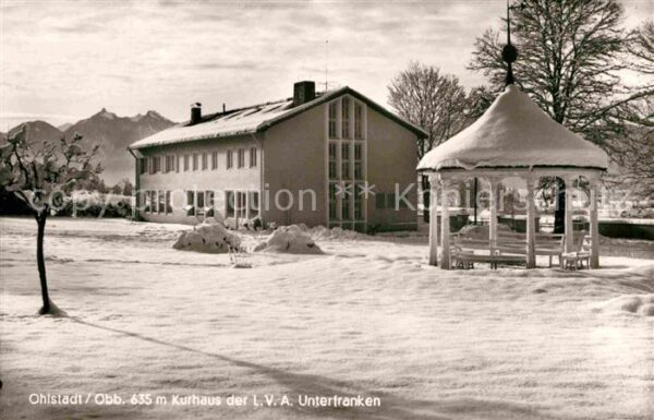 Ohlstadt Kurhaus im Winter