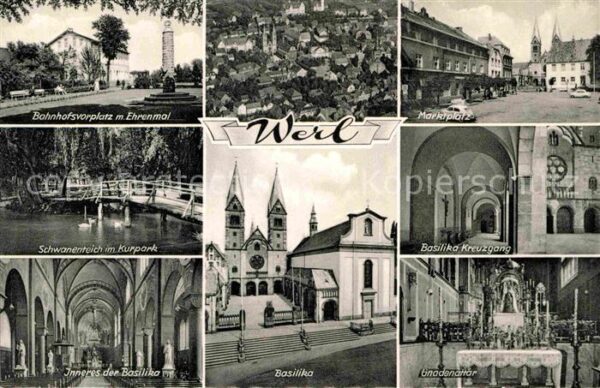 Werl Westfalen Ehrenmal am Bahnhof Basilika-Kreuzgang