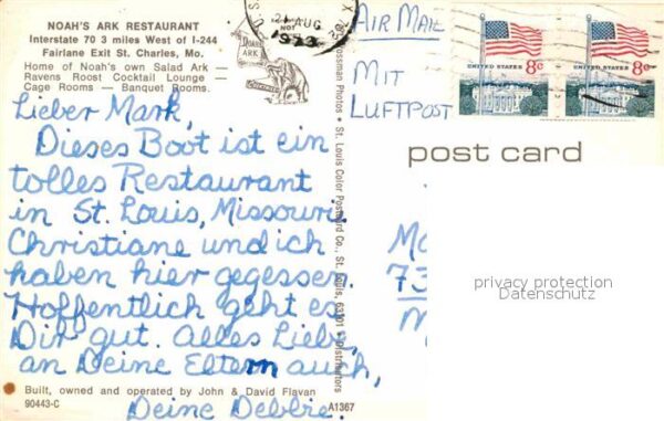 Saint Charles Missouri Noahs Ark Restaurant – Bild 2