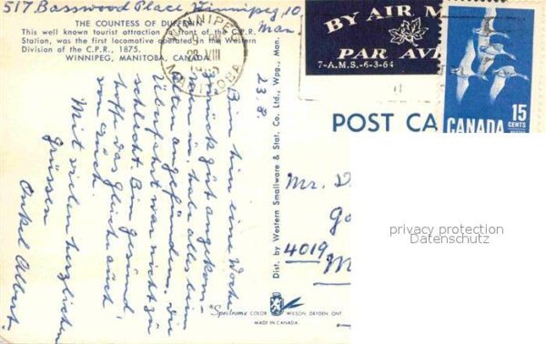 Winnipeg The Countess of Duffern Lokomotive – Bild 2