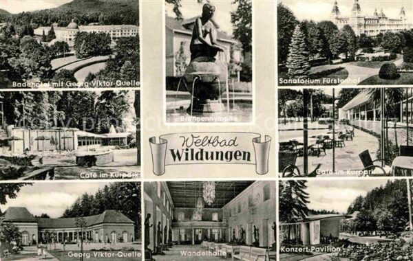 Bad Wildungen Badehotel Sanatorium Fürstenhof Kurpark