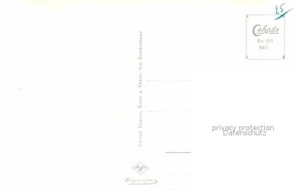 Bonn Rhein Fliegeraufnahme Bundeshaus am Rhein – Bild 2