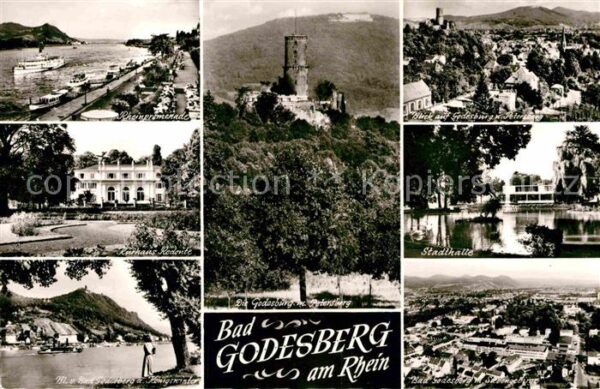 Bad Godesberg Godesburg Stadthalle Kurhaus Rheinprome
