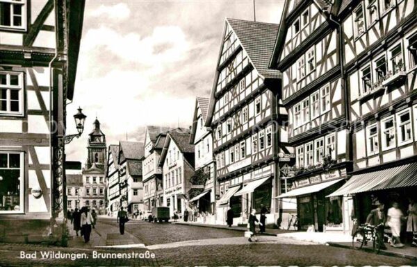 Bad Wildungen Brunnenstraße Fachwerk