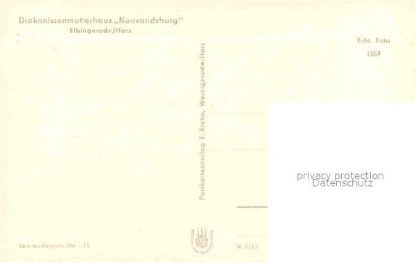 Elbingerode Harz Diakonissenmutterhaus Neuvandsburg – Bild 2