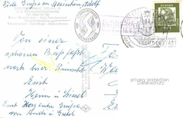 Freudenstadt Schliffkopfhaus Fliegeraufnahme – Bild 2