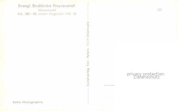Freudenstadt Stiftskirche – Bild 2