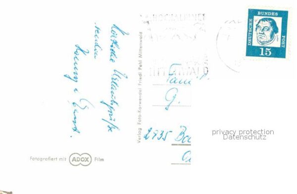 Mittenwald Bayern Kranzberghaus mit Karwendel – Bild 2